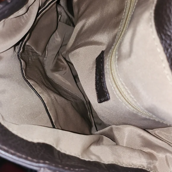 LEATHER HOBO TYPE BAG BY LUSH - Picture 6 of 6